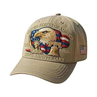 Imagem de Boné De Beisebol Ajustável Eagle Liberty Design Para Homens E Mulheres