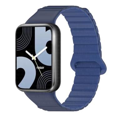 Imagem de KGFCE Pulseira magnética de silicone para Xiaomi Miband 9 Pro/Redmi Watch 4, pulseira para Mi Band 8 Pro, For Miband 8 Pro, Ágata