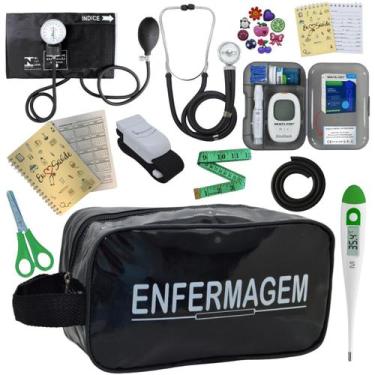 Imagem de Kit Enfermagem Completo Top + Medidor Glicose  - PREMIUM, P.A. Med, IN