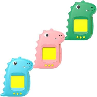 Imagem de Máquina de Cartões Educativa Infantil Bilíngue Português/Inglês com Áudio – Brinquedo Montessori para Pronúncia e Vocabulário, 112 Cartas, Recarregável USB (Rosa)