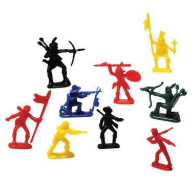 Imagem de Boneco soldadinho cowboy indio apache brinquedo - APAS