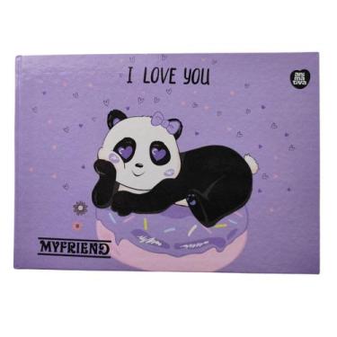 Imagem de Caderno (Caligrafia) Brochura Pequeno 1/4 My Friend Capa Dura 48 Folha