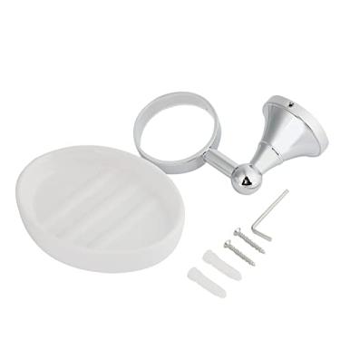 Imagem de CUOFYUNL Saboneteiras douradas montadas na parede, cromadas, vintage, chuveiro, cerâmica, saboneteira, banheiro