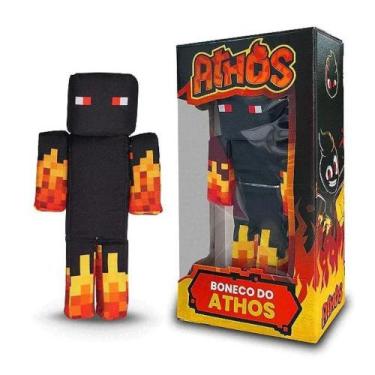 Imagem de Boneco Youtuber Athos Minecraft Streamers 35 Cm - Algazarra