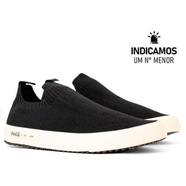 Imagem de Tênis Masculino Coca Cola Knit Stamp Chronos Casual Confortável Elásti