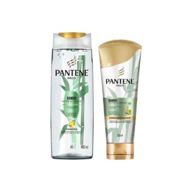 Imagem de Kit Pantene Bambu 1 Shampoo 400Ml + 1 Condicionador 250Ml