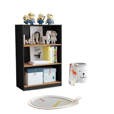 Imagem de Prateleira Multifuncional e organização (Preto/Nature)