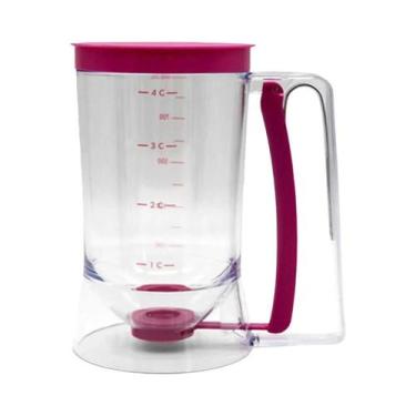 Imagem de Dispensador De Massa De 900ml Com Etiqueta De Medição E Alça De Aperta