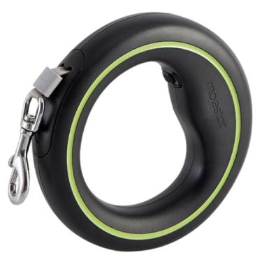 Imagem de Fxzqgnh Guia retrátil para cães, corda de tração para cães, guia retrátil para animais de estimação, Preto Verde