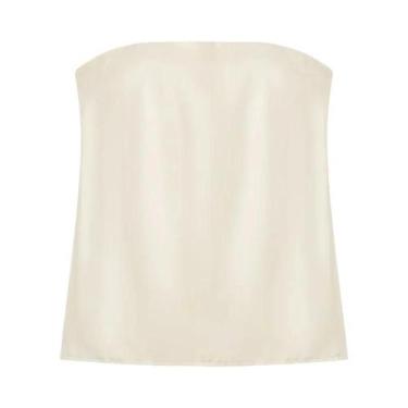 Imagem de Conjunto De Calças De Cetim Com Estampa De Poá Para Mulheres, Top Crop