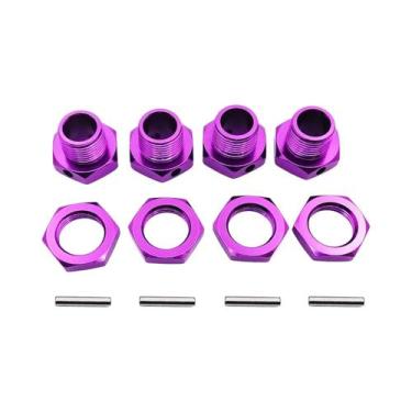 Imagem de Adaptador De Cubo Hexagonal De Alumínio De 17mm Com Tampa Anti-Poeira 