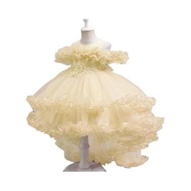 Imagem de Vestido De Lantejoulas Princesa Flor Para Meninas, Festa De Casamento 