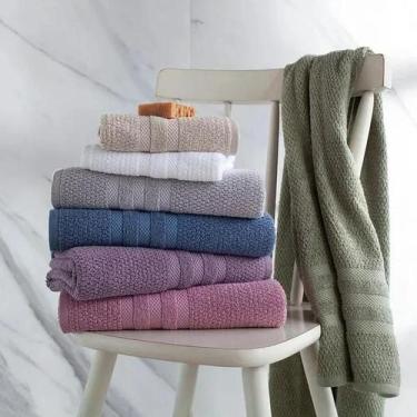 Imagem de Toalha de Rosto Jacquard Buddemeyer Vanilla Extra Soft 48cm x 80cm Ros