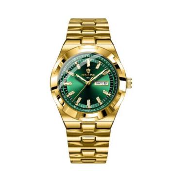 Imagem de Relógio De Pulso Masculino De Quartzo Esportivo De Aço Inoxidável Lumi