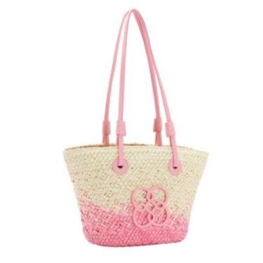 Imagem de Bolsa de Praia Chenson Sacola Palha Pequena Feminina-Feminino