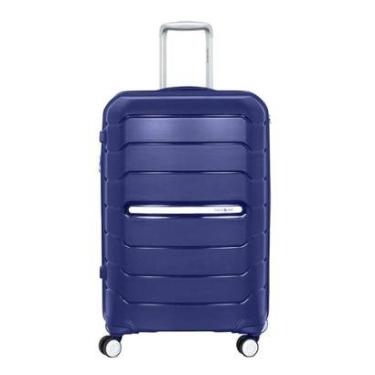 Imagem de Mala De Bordo Samsonite Octolite Expansível Pequena Azul-Unissex