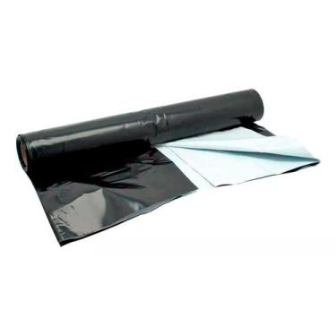 Imagem de Lona Dupla Face Silagem Extra Forte Branca/Preta 40Kg  10X25 - Nortene