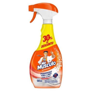 Imagem de Limpador Mr Músculo Banheiro Tira-Limo 500ml Borrifador Grátis 30% de 