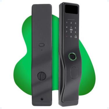 Imagem de Fechadura Inteligente Digital Smart Alto Padrão Wifi Com App - Aitek