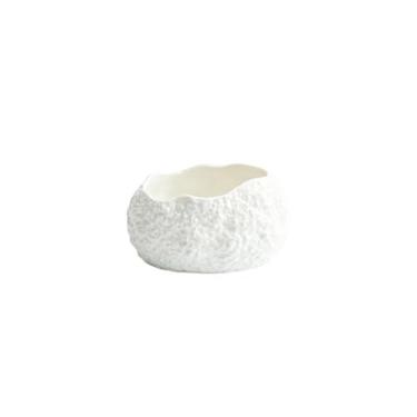 Imagem de Esmalte padrão de rocha sob o esmalte colorido tigela em forma de Dan utensílios de mesa criativos domésticos - padrão de rocha de 12 cm