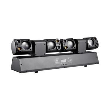 Imagem de Luzes De Palco LED De Dupla Cabeça DMX 2025 Para DJ, Luminária De Barr