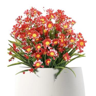 Imagem de Margarida falsa | Plantas falsas, arbustos artificiais, vegetação resistente a UV, decoração para plantador de casa e de jardim interno e externo