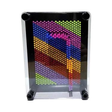 Imagem de Quebra-Cabeça 3D De Desenho Com Agulha Rainbow Handprint: Brinquedo Ve