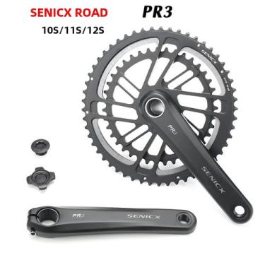 Imagem de Conjunto De Pedivela Para Bicicleta De Estrada Com Dupla Coroa 2x10/11