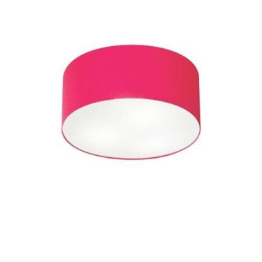 Imagem de Plafon Para Suíte Cilíndrico ST-3010 Cúpula Cor Rosa Pink - Lustres Vi
