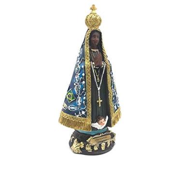Imagem de Imagem de Nossa Senhora Aparecida Com Terço Resina 21 cm