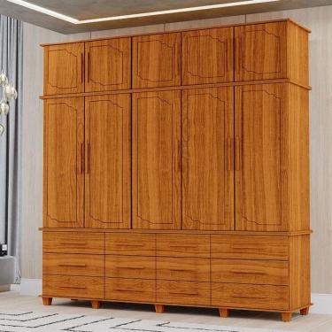 Imagem de Guarda Roupa Casal Berlim Ambiente Freijó – Luapa Móveis