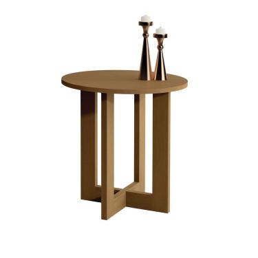 Imagem de Mesa Lateral Jb 8002 Luxo Nature - Moveis Jb