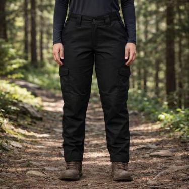 Imagem de Calça Cargo Tática Feminina - Safo, Preto, 34