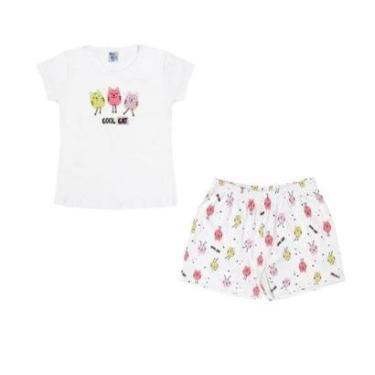 Imagem de Pijama Manga Curta Infantil Menina Pulla Bulla Ref. 46512-Feminino