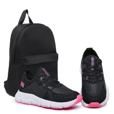 Imagem de Combo Tênis Feminino Esportivo Com Mochila Perfeito para Caminhar, Treinar e Usar no Dia a Dia-Feminino