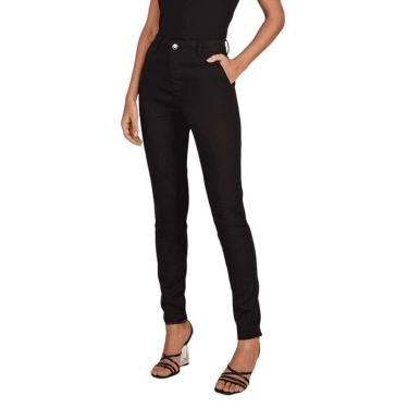 Imagem de Calça Feminina Lado Avesso Jegging Pin-Up Preta - L12500-Feminino