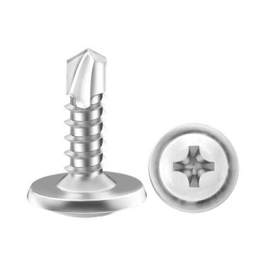 Imagem de Parafusos Autoatarraxantes De Cabeça Truss De Alta Resistência Em Aço 