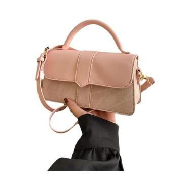 Imagem de Bolsa De Ombro Vintage Preta Em Couro PU Para Mulheres, Bolsa De Mão F