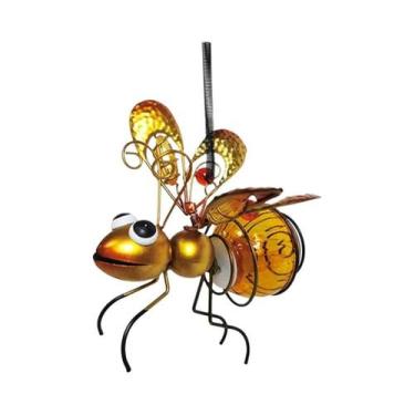 Imagem de Luminária Solar Suspensa Para Insetos, Lâmpada De Metal Para Jardim, D