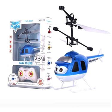 Imagem de Helicóptero Infantil C/ Sensor Luz Mini Drone C/ Controle - FUTURO KID