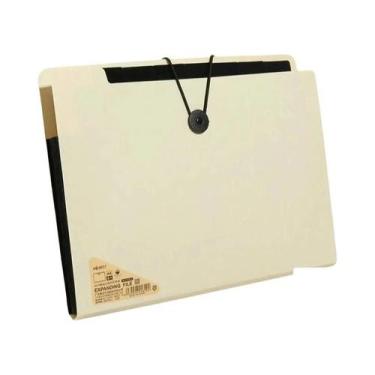 Imagem de Pasta Expansível A4 Horizontal Para Organização De Documentos E Armaze
