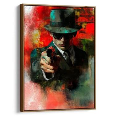 Imagem de Quadro decorativo Mafioso - Mioquadros, 120x80 cm, Tabaco