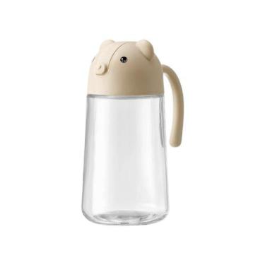 Imagem de Galheteiro Vidro 630ml c/ Alça Sortido Porta Azeite Vinagre - Top Rio