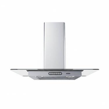 Imagem de Coifa de Parede 90cm Vidro Curvo Duto Slim Fogatti Inox