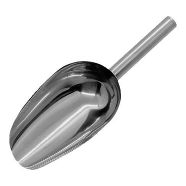 Imagem de Pá de Gelo para Barman Multiuso em Inox Média - WebBar, Prata