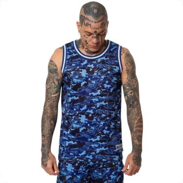 Imagem de Regata Basquete Okdok Camuflada Masculina-Masculino