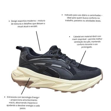 Imagem de Tênis Kolosh H3644 Casual Confortável Energy+ Caminhada-Masculino