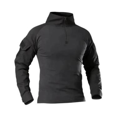 Imagem de Camiseta Tática De Manga Longa Camuflada Para Homens, Respirável, Para