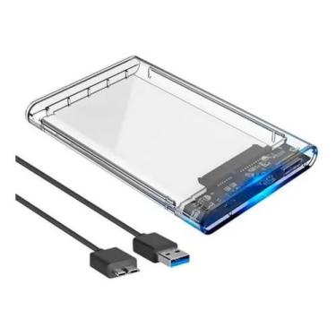 Imagem de Case para HD Slim Externo Usb 3.0 Computador Ssd Hdd Sata 2.5 Notebook