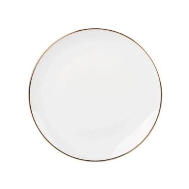Imagem de Prato De Sobremesa De Porcelana Legacy Gold 19,2cm Lhermitage - L'herm